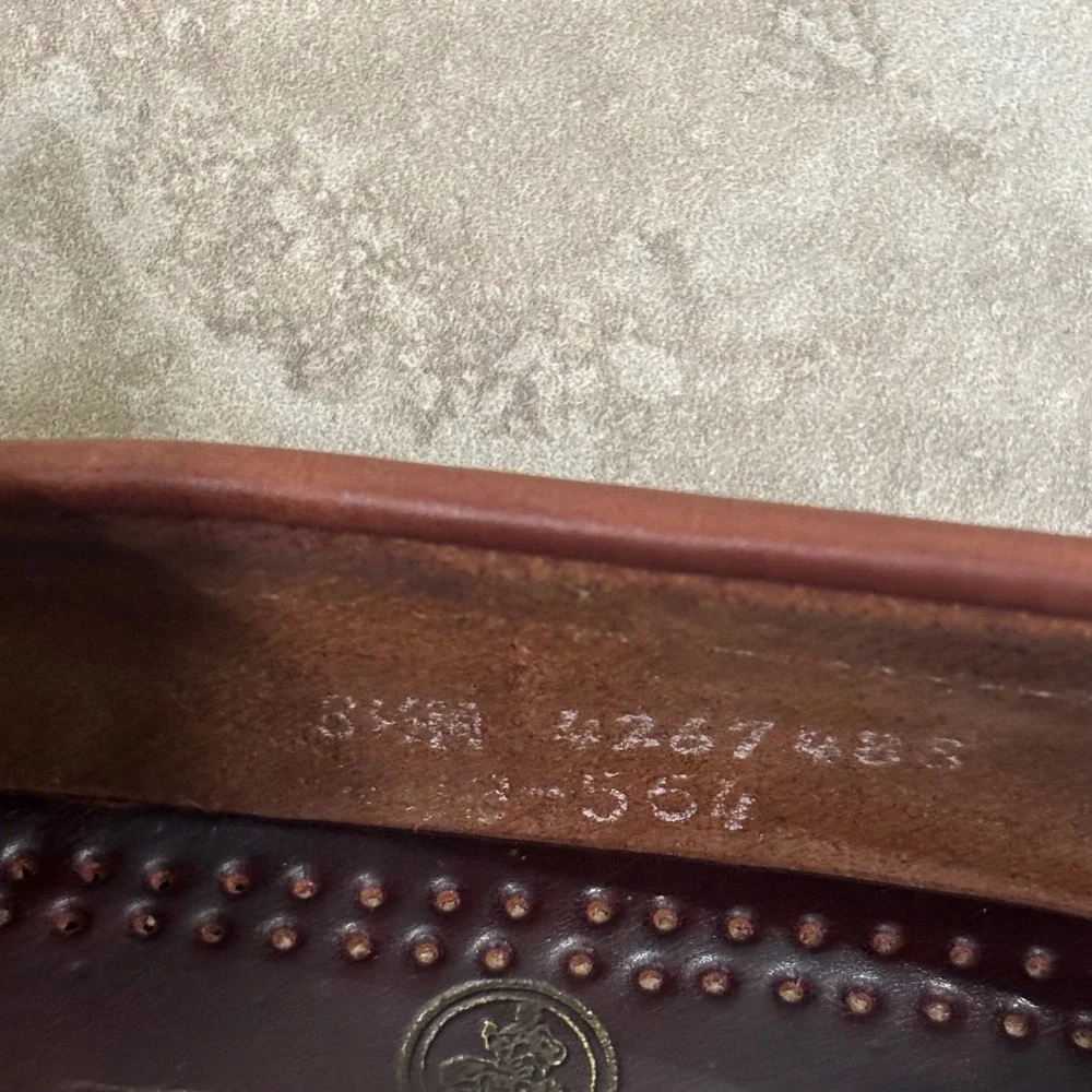 Sebago Classic Dan Brown Leather Penny Loafers Made in USA Womens 8.5 M